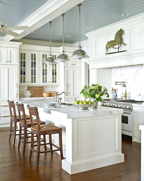 Timeless Traditional White Kitchen with Wood Accents