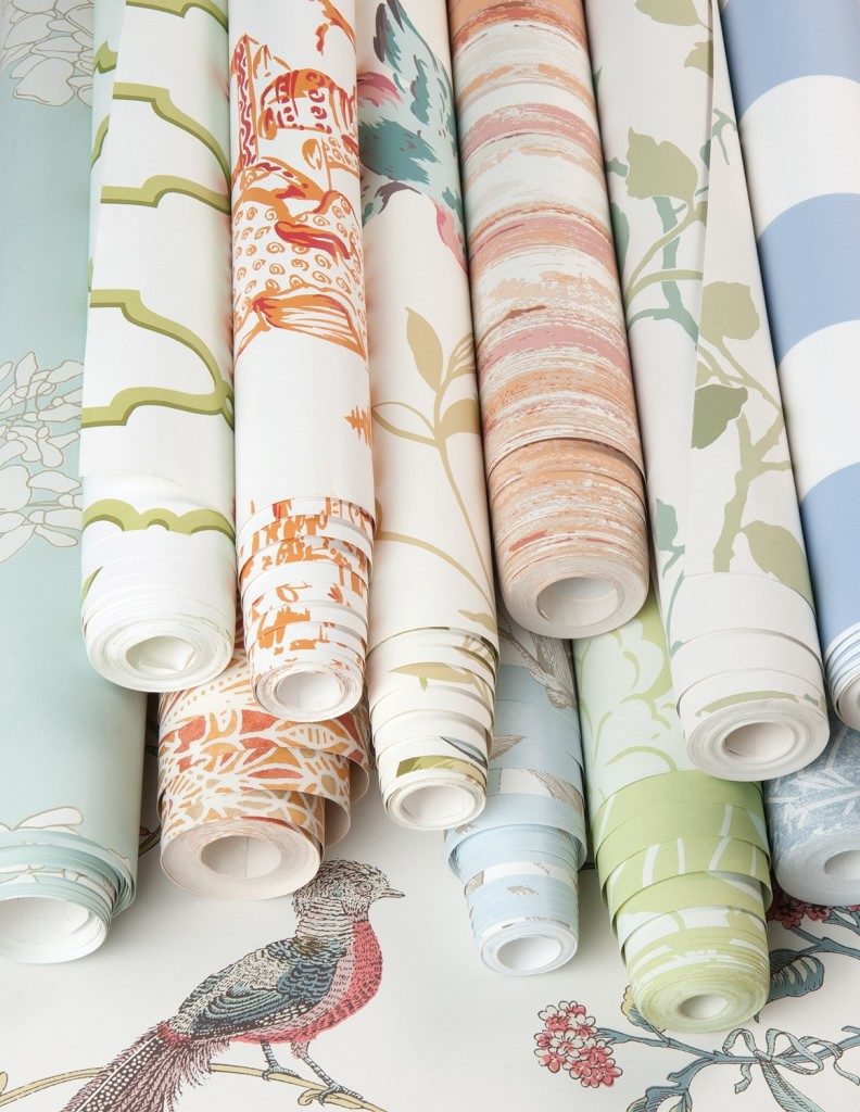 Create a Color Palette with Wallcovering www.PattersonDecoratingGroup.com/blog