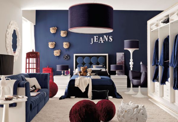 Boyâ€™s Bedroom with Navy Accents Blue Rooms www.PattersonDecoratingGroup.com/blog