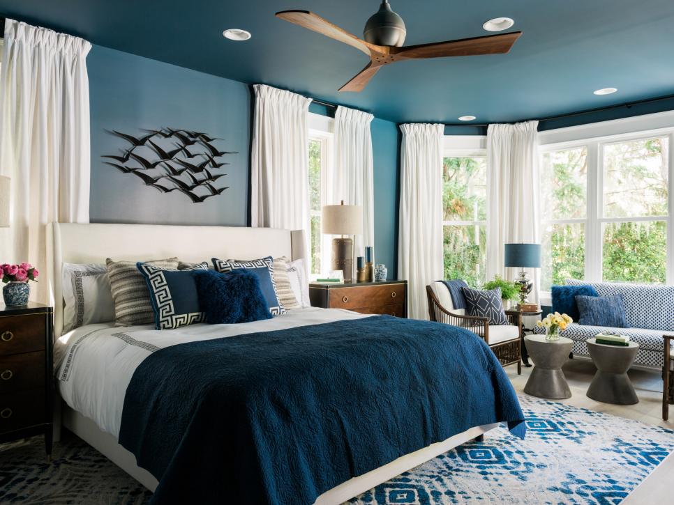 HGTV 2017 Dream Home Master Bedroom Blue Rooms www.PattersonDecoratingGroup.com/blog 