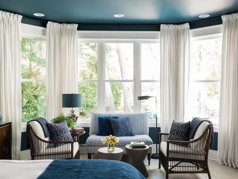 Dream Home Master Bedroom Sitting Area Blue Rooms www.PattersonDecoratingGroup.com/blog