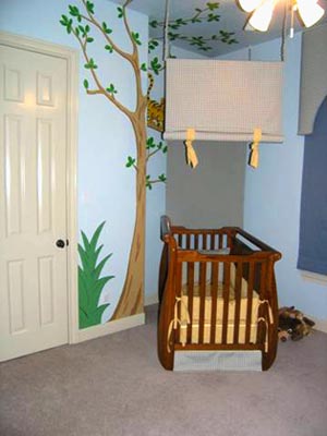 childs room mural