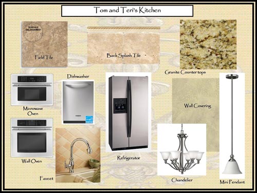 Concept Board - Tom and Ten's Kitchen Materials