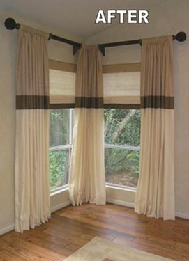 Custom Drapery After