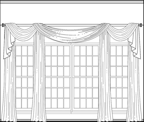 Window Treatments Design Option 1
