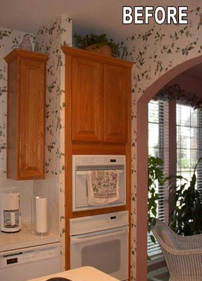 Old Kitchen Cabinets Before Kitchen Upgrade