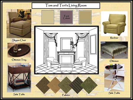 Concept Board - Living Room