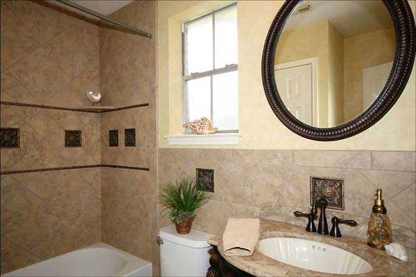 Stone Design in a Bathroom